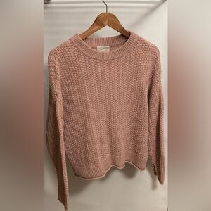 Universal Thread Textured Pink Sweater